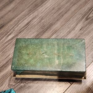 NWT Brick Candle & Candle Holder Balsam Pine 7.75" X 3.8" X 2.25"